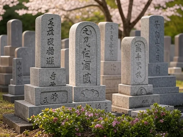 Japanese Style Headstones