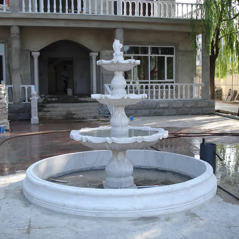 Nature Marble Tiered Fountain