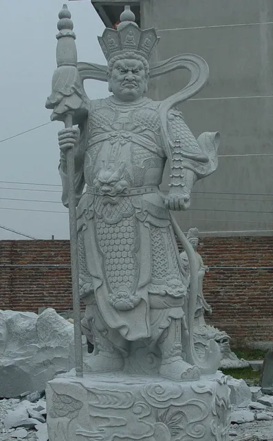Four Heavenly Kings Guardian Statue (Granite)